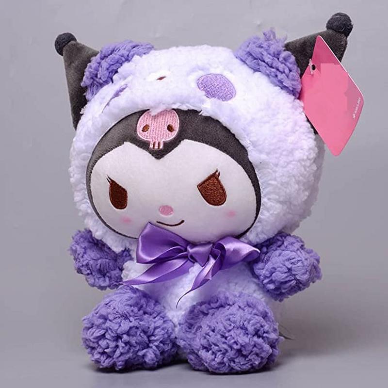 7.9inch Purple Cute Cat Plush Toy, Kawaii Plush Doll, Cute Cartoon Plush Soft Doll, Girl's Gift, Fan Birthday Valentine's Day