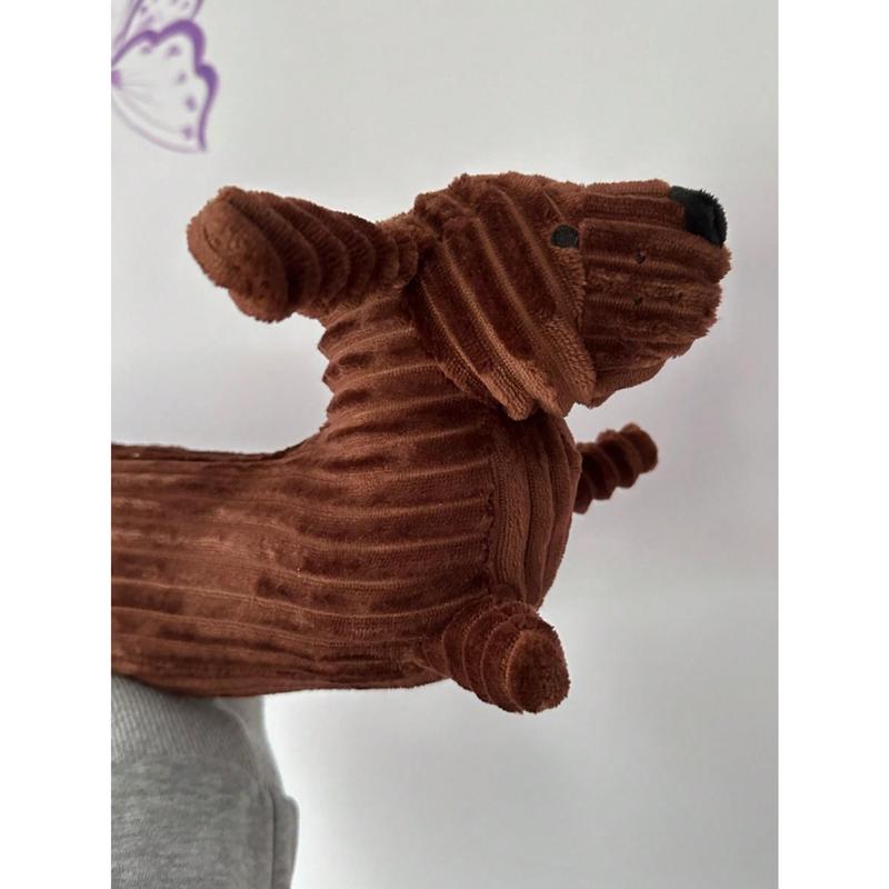 1pc 50 70cm Cute Dachshund Plush Doll, Gift Stuffed Animal, Women Girls Sleeping Hugging Pillow, Sofa Bedroom Decoration