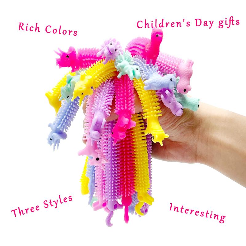 30 Pack Stretchy Strings Fidget Toys Vibrant Sensory Toys for Kids and Adults Stress Relief - Anti-Anxiety Toys - Perfect for Children's Day, Birthday Gifts, Party Favors