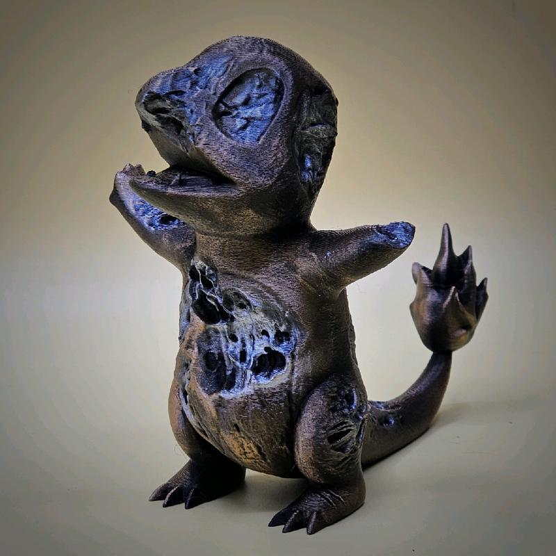 Zombie Pokemon Halloween 3d Printed Statue Figurine