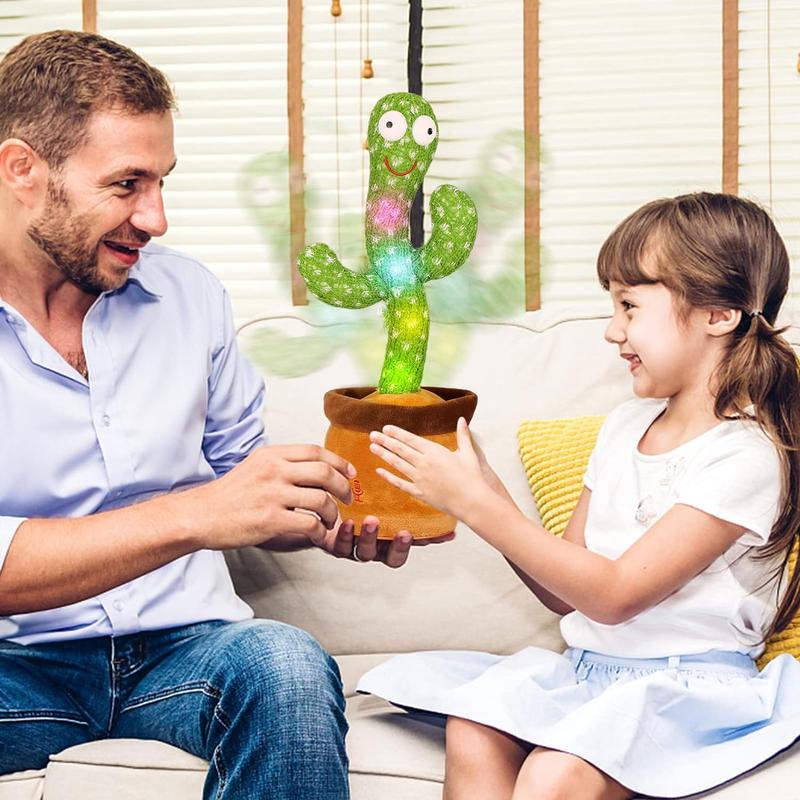 Talking Cactus Toy booo Dancing Cactus Toy,Talking Repeat Singing Sunny Cactus Toy