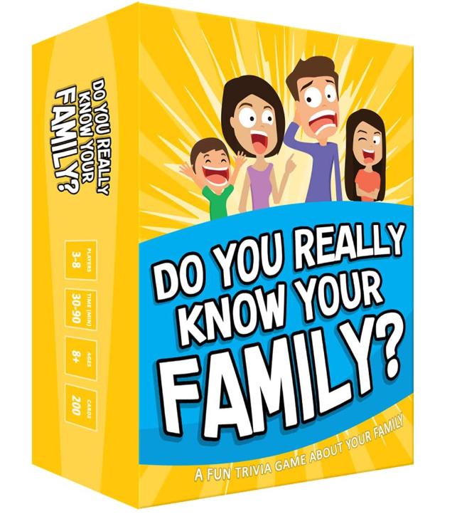 Do You Really Know Your Family? A Fun Family Game Filled with Conversation Starters and Challenges - Great for Kids, Teens and Adults