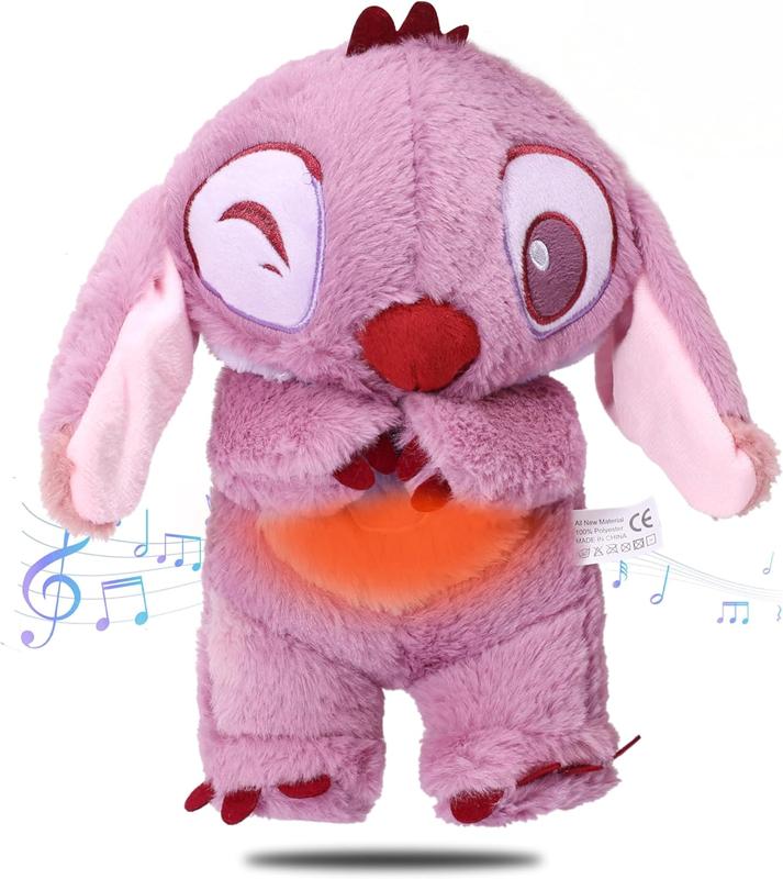 S-tit-c-h Breathing AnimalPlush Toys -Soothing plushtoys with realistic breathinglights and music that relieveanxiety