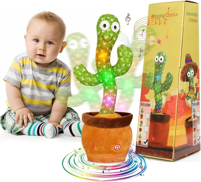 Talking Cactus Toy booo Dancing Cactus Toy,Talking Repeat Singing Sunny Cactus Toy