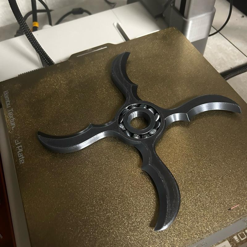 Fidget Blade Spinner. 3d printed for Cosplay or playing around