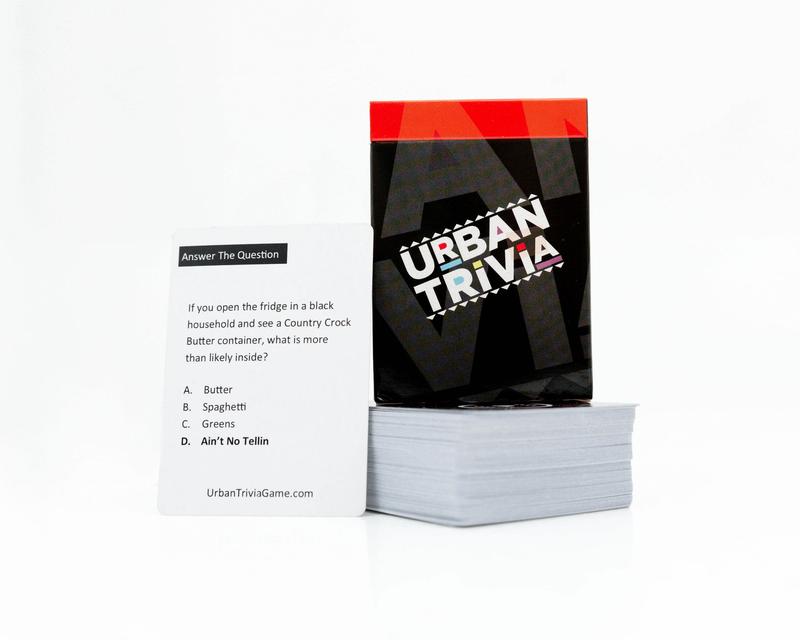 Urban Trivia Game 1st Edition: The Ultimate Trivia Card Game Celebrating Black Culture, Movies, Music, and TV