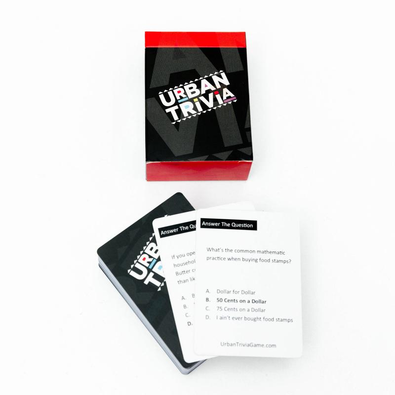 Urban Trivia Game 1st Edition: The Ultimate Trivia Card Game Celebrating Black Culture, Movies, Music, and TV