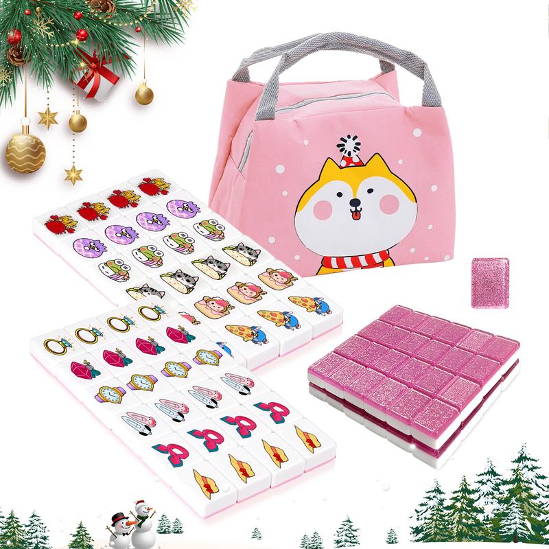 Various Pattern Board Game Limited Edition 12 Animals vs 12 Constellation vs Pet Flag vs Pet food vs Flag vs Cute Pink Cartoon Pattern Popular Seaside Escape game Blocks Accessories Family Game