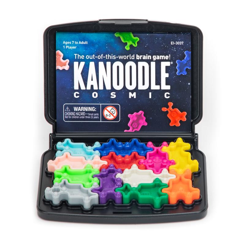 Educational Insighs Kanoodle Cosmic Edition: Brain Teaser Puzzle Game with 200 Challenges & 12 Pieces