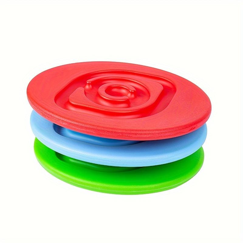 Children's Sensory Snail Wood Surf Balance Board, Plastic Egg-Shaped Balance Table, Concentration Training Toys, Family Fitness Equipment, Halloween Christmas Gifts, Carnival, Available in Red, Yellow, Blue, Green, Pink