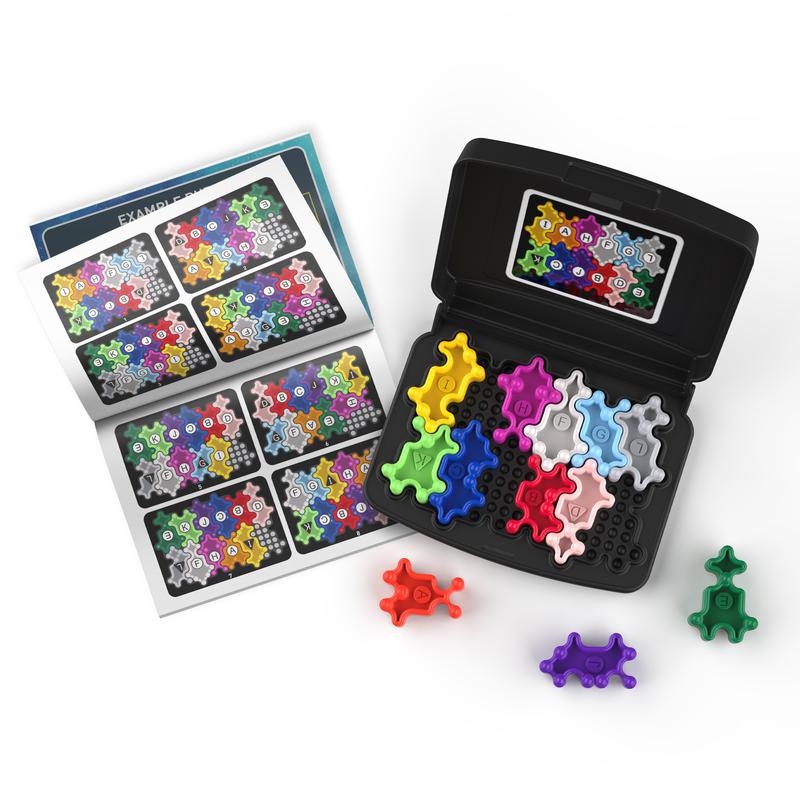 Educational Insighs Kanoodle Cosmic Edition: Brain Teaser Puzzle Game with 200 Challenges & 12 Pieces