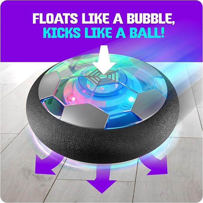 Ninjas Boy Toys-Hover Soccer Ball for Kids - Boy Birthday Gifts - Indoor Toy Games Gift for Boys Age 6, 7, 8, 9, 10, 11, 12 Year Old - Light-Up Toys Game for Kid - 6-8, 8-12 - Gifts for 8 Year Old Boy