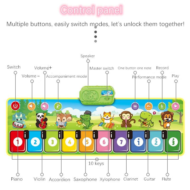 Christmas holiday gift children's piano mat-parent-child music and dance multifunctional game mat