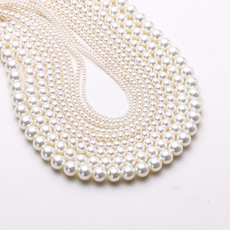 Glass pearl  beads   for diy. 6mm 8mm 10mm