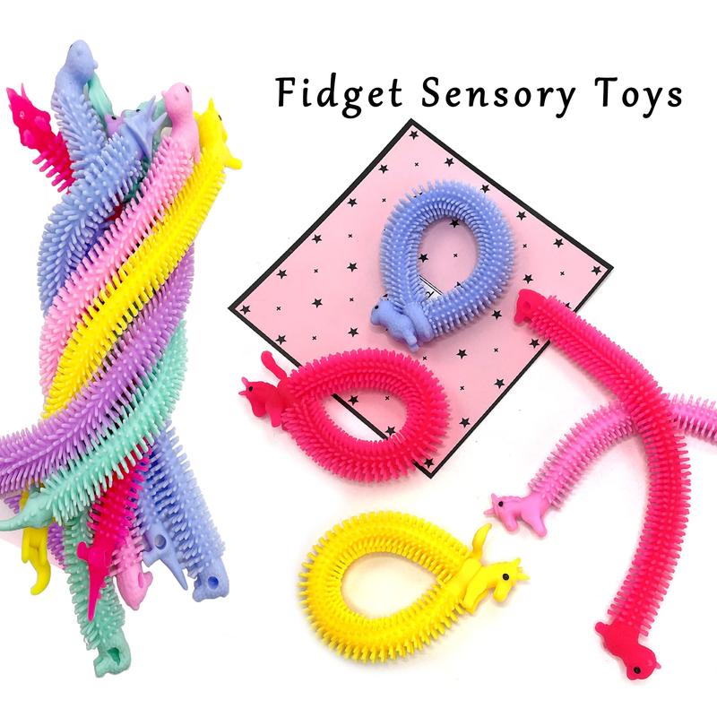 30 Pack Stretchy Strings Fidget Toys Vibrant Sensory Toys for Kids and Adults Stress Relief - Anti-Anxiety Toys - Perfect for Children's Day, Birthday Gifts, Party Favors