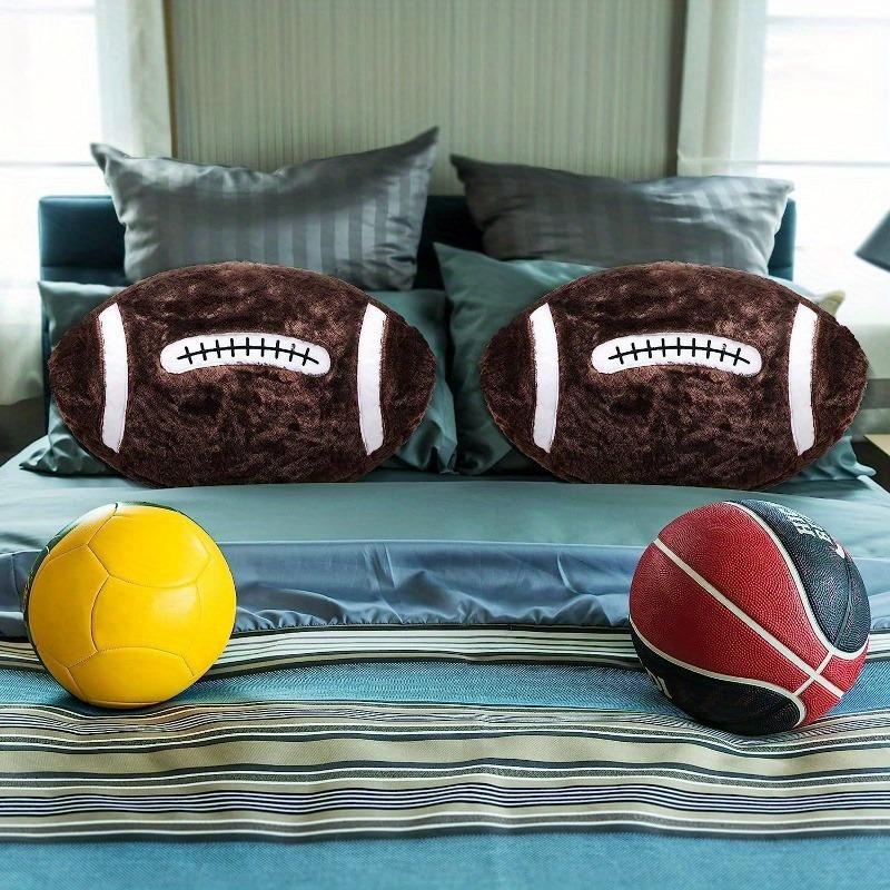 Football Pillow Plush Pillow Sports Style Pillow Home Decoration Bedroom Decoration, Sports Style Room Decoration, Super Soft Pillow, Christmas, Easter Gift