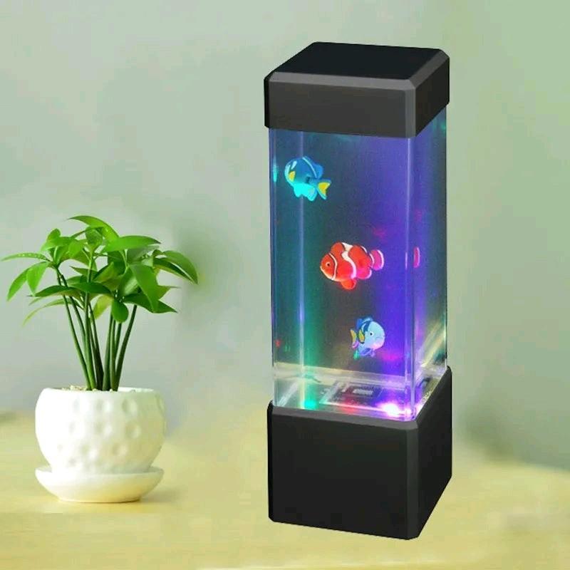 Electronic Jellyfish Aquarium Pet Toys - Creative Office Boy Girl Gift Ornaments