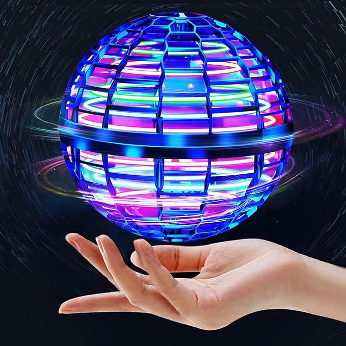 2024Upgraded Flying ball toy, hand-controlled loop hover ball, outdoortoy for boys and girls. LEDcool.christmas christmas 2024 ornament LED Light