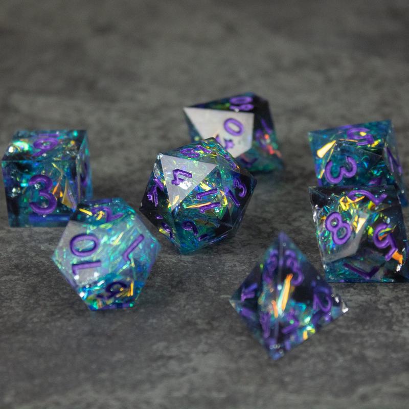 Frostbite DnD Dice Set - Dice for Dungeons and Dragons, D&D, RPGs