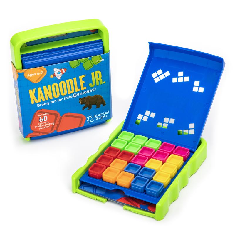 Educational Insights Kanoodle Jr. Classroom Pack of 10, 60 Puzzles in Each Game, Ages 4+