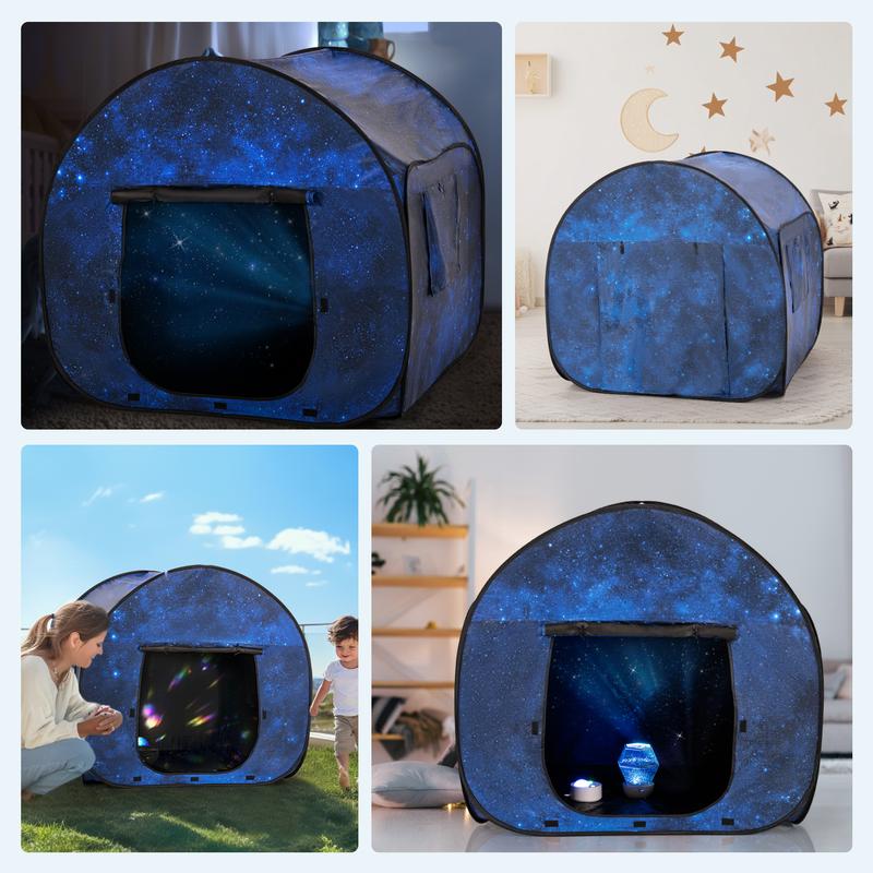 OUTREE Sensory Tent 47 * 47 * 47 in, Sensory Tent for Kids with Autism, pop up Play Tent