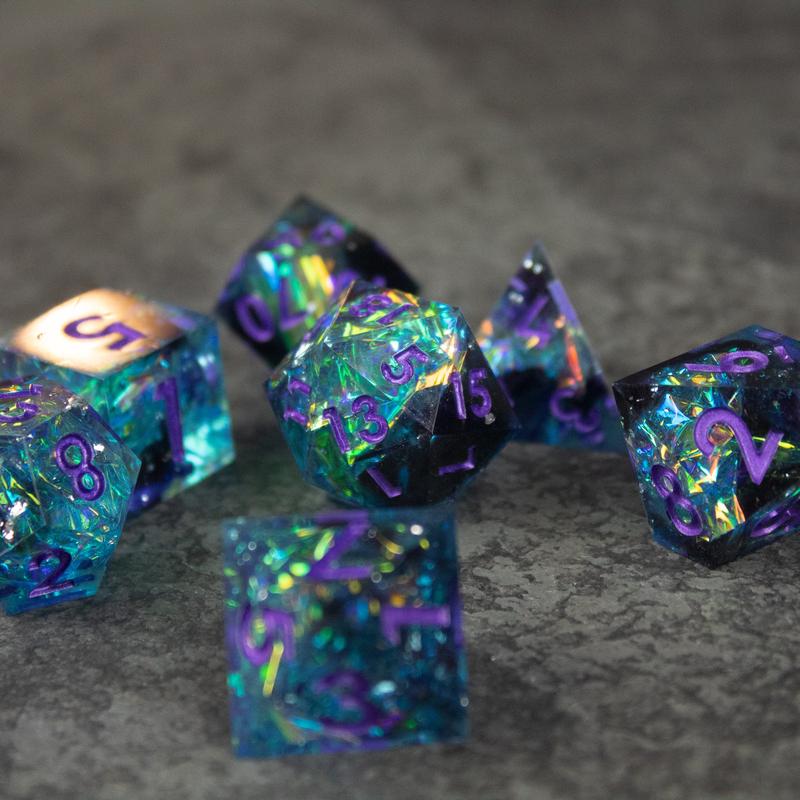 Frostbite DnD Dice Set - Dice for Dungeons and Dragons, D&D, RPGs