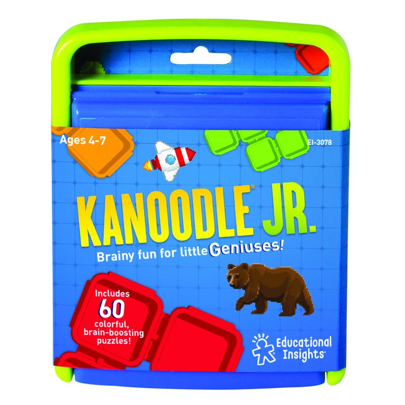 Educational Insights Kanoodle Jr. Classroom Pack of 10, 60 Puzzles in Each Game, Ages 4+