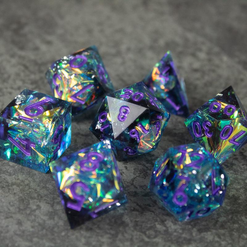 Frostbite DnD Dice Set - Dice for Dungeons and Dragons, D&D, RPGs