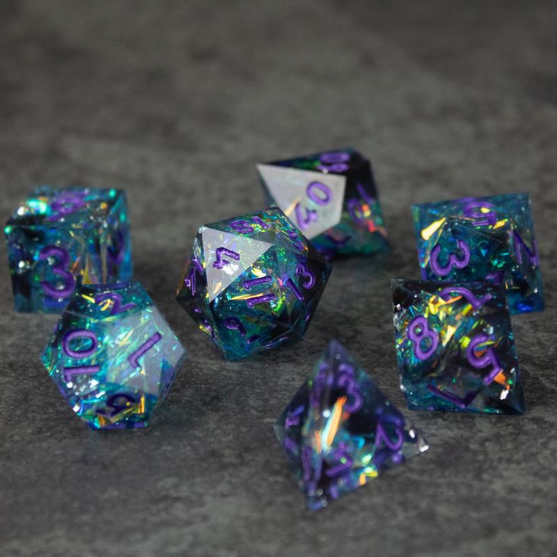 Frostbite DnD Dice Set - Dice for Dungeons and Dragons, D&D, RPGs