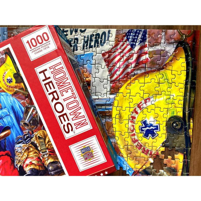 MasterPieces - Hometown Heroes - Fire and Rescue 1000 Piece Jigsaw Puzzle