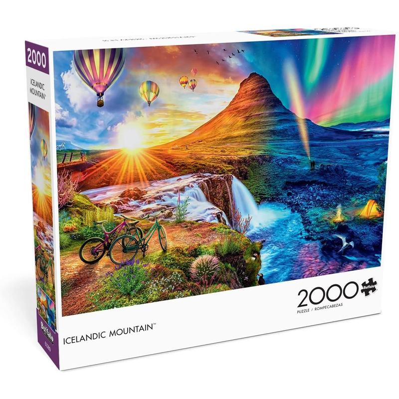 Icelandic Mountain - 2000 Piece Jigsaw Puzzle for Adults Challenging Puzzle Perfect for Game Nights - Finished Puzzle Size is 38.50 x 26.50