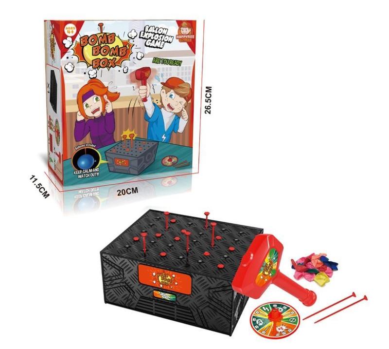 Festival Gathering Toy, Multiplayer Stimulating Board Game, Blow Up Balloon Game, Tricky Decompressing Interactive Game