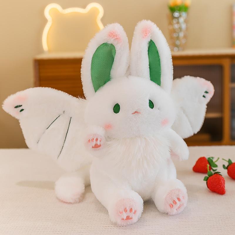 11-inch Flying White Rabbit Doll Rabbit Plush Toy Cartoon Decorative Gift Birthday Gift & Holiday Gift