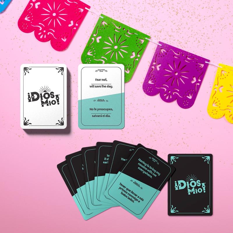 ¡Dios Mio! Party Card Game - Base Pack for Ages 14 and Up, from Fitz Games - Bilingual Spanish Party Game for Teens and Adults