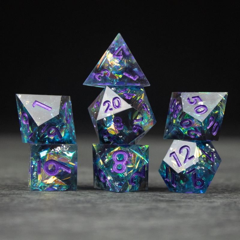 Frostbite DnD Dice Set - Dice for Dungeons and Dragons, D&D, RPGs