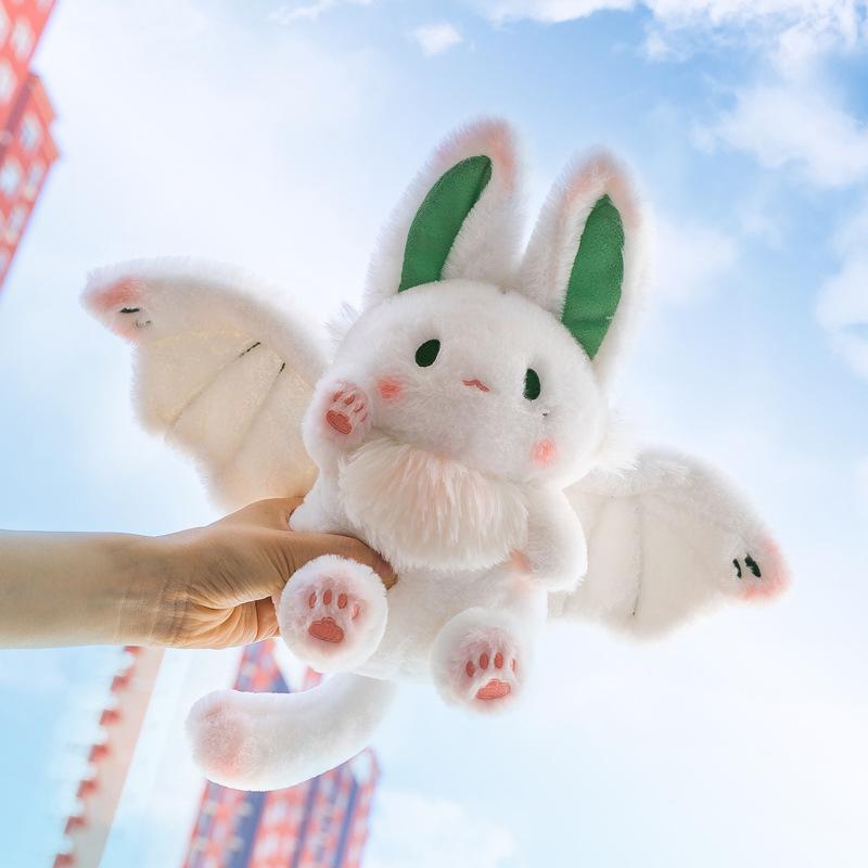 11-inch Flying White Rabbit Doll Rabbit Plush Toy Cartoon Decorative Gift Birthday Gift & Holiday Gift