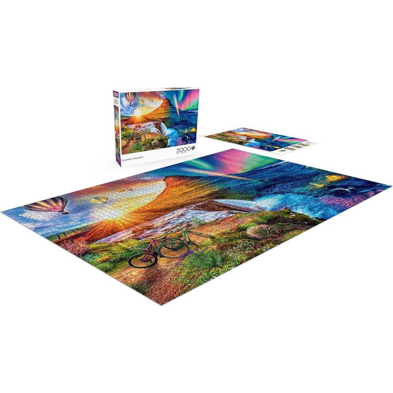 Icelandic Mountain - 2000 Piece Jigsaw Puzzle for Adults Challenging Puzzle Perfect for Game Nights - Finished Puzzle Size is 38.50 x 26.50