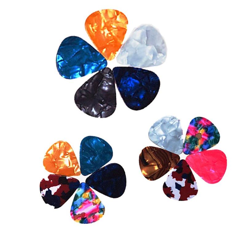 60 Pack Abstract Art Colorful Guitar Picks, Unique Guitar Gift For Bass, Electric & Acoustic Guitars Includes 0.46mm, 0.71mm, 0.96mm