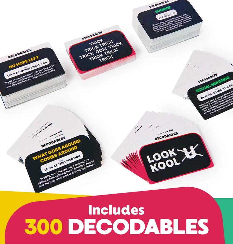 Decodables - A Hysterical Party Game to See Who Can Guess the Hidden Phrase First!