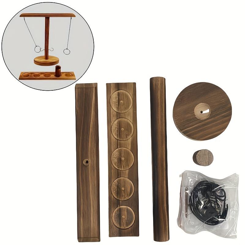 Creative Wooden Ring Toss Game for Adults - Ultimate Indoor Party Game