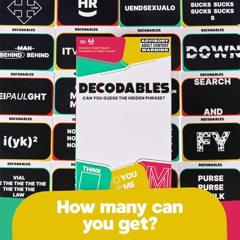 Decodables - A Hysterical Party Game to See Who Can Guess the Hidden Phrase First!