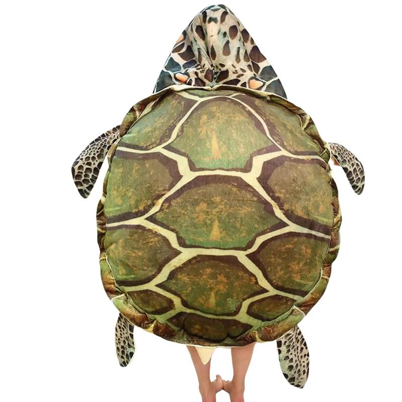 59 Inch Wearable Turtle Shell Pillows Tortoise Shell Stuffed Animal Turtle Plush Cushion