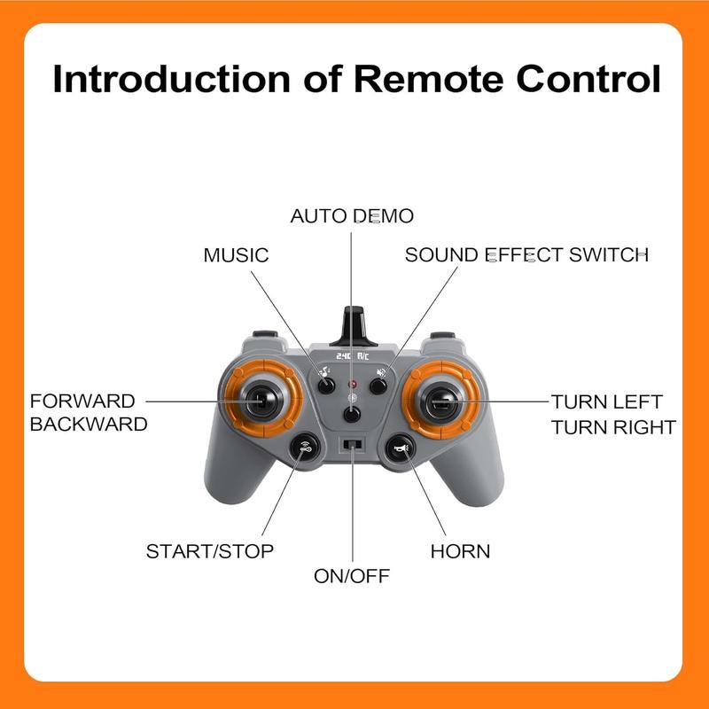 Remote Control Semi Truck with Traile 23.6 Inch 9 Channel RC Semi Truck Toy for Kids,1:24 Container Truck with 2 Batteries,Van Transport Vehicle with Lights & Music