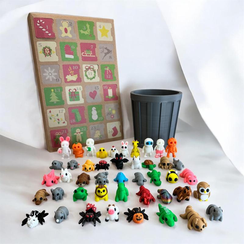 Mini Animals | Pick Your Own | Articulating Tiny Animals | 3D Printed Fidget Toy | Advent Calendar | Bulk Animal Gifts | Baby Animals