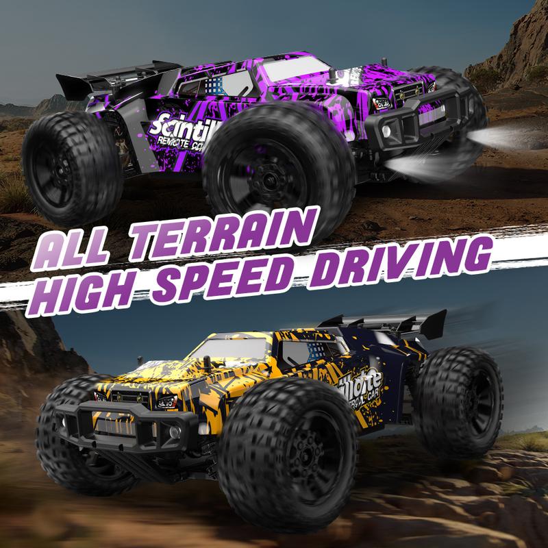 206E 1: 10 Full Scale Four-Wheel Drive Remote Control Brushless High-Speed Truck  High Speed Off road Remote Control Car, A RC drift