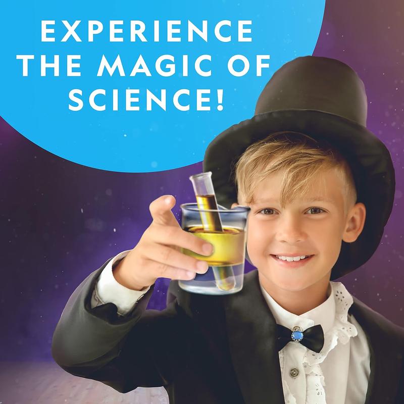 National Geographic Magic Chemistry Set - Children's Science Set, including 10 magical magic techniques, scientific experiments, science toys, and excellent gifts for boys and girls aged 8-12