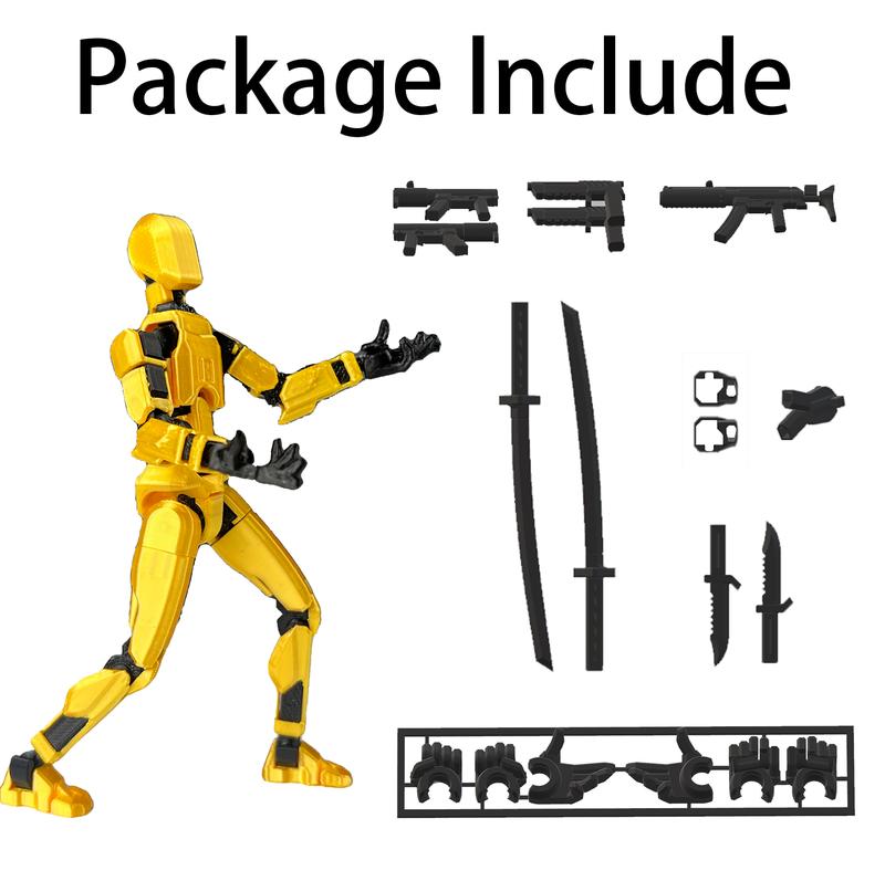 [ LEGEND STUDIO ] Assembled Upgrade Action Figure: 3D Printed, Advanced Articulation for Dynamic Poses | Personalized DlY Assembly | Premium ABS & PLA, ldeal Animation & Collector's ltem (Assembled, Includes 12 Exquisite Weapons )