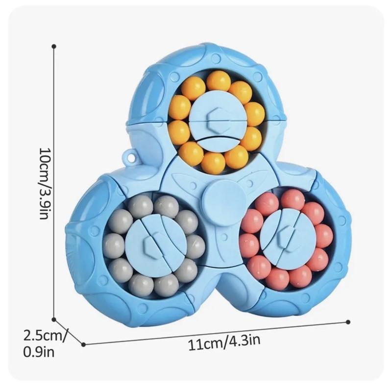 Six-sided Rotating Finger Gyro Fingertip Toy, Puzzle Early Education Toy, Exercise Thinking Space Imagination Ability, Leisure Toy Educational