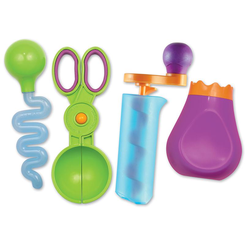 Learning Resources Sand & Water Fine Motor Tool Set, Ages 3+