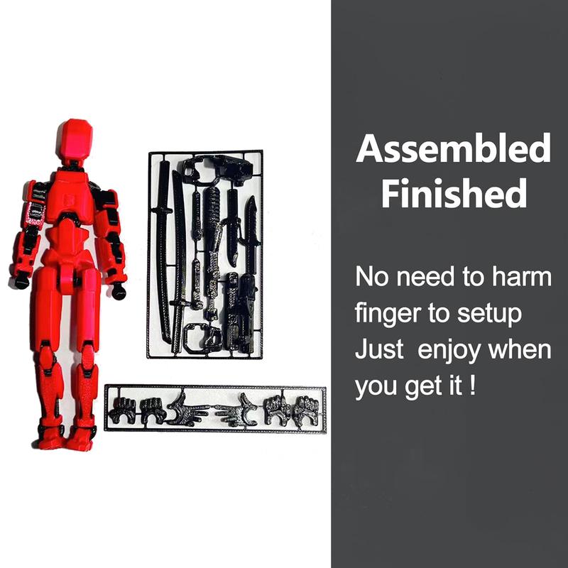 [ LEGEND STUDIO ] Assembled Upgrade Action Figure: 3D Printed, Advanced Articulation for Dynamic Poses | Personalized DlY Assembly | Premium ABS & PLA, ldeal Animation & Collector's ltem (Assembled, Includes 12 Exquisite Weapons )